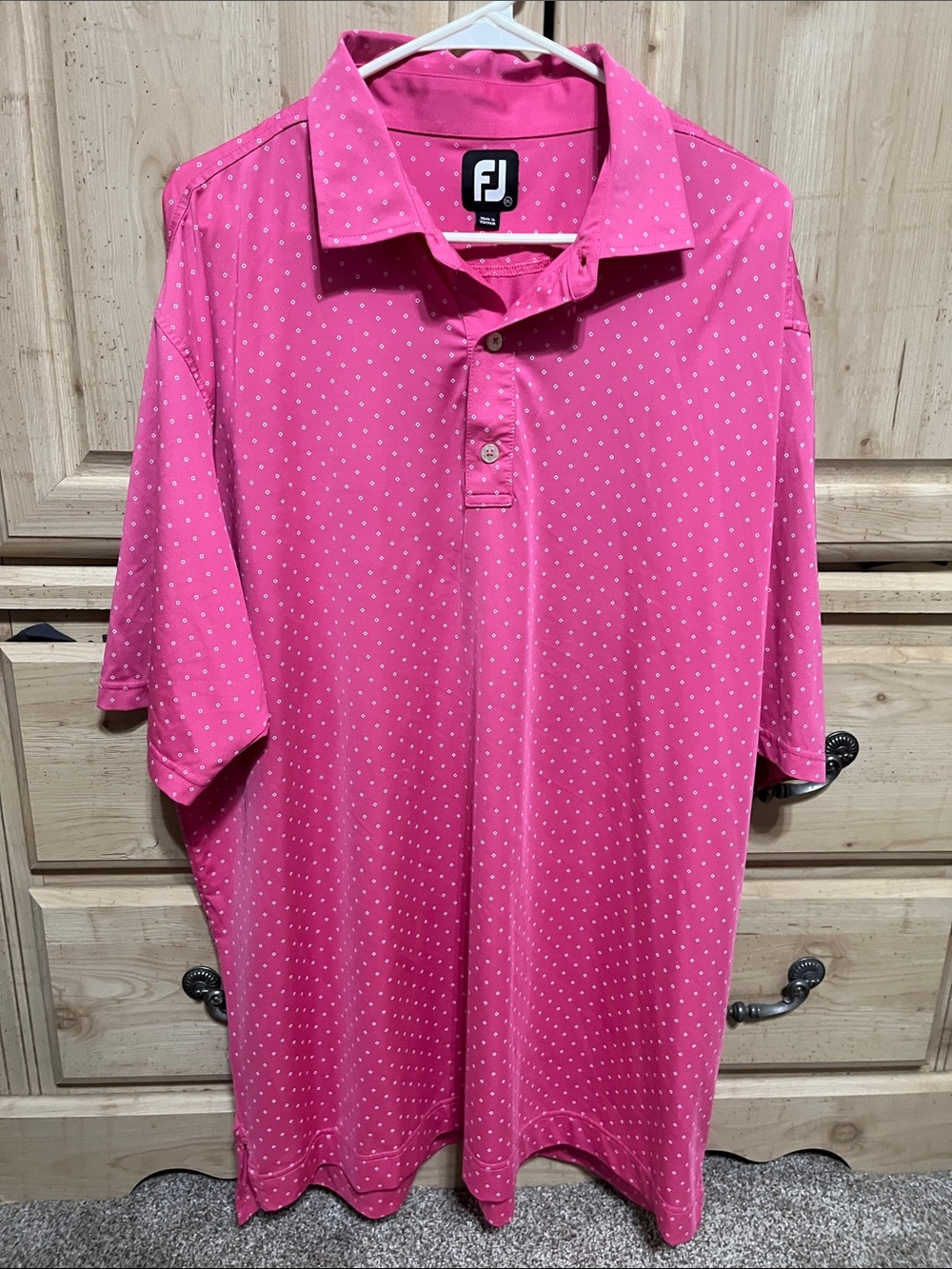 FootJoy Pink Diamond Quickdry Golf Polo